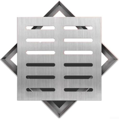 Square Drain Cover Outdoor Use 150mm Durable Plastic Maximized Drainage Efficiency