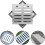 Square Drain Cover Outdoor Use 150mm Durable Plastic Maximized Drainage Efficiency 4