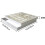 Square Drain Cover Outdoor Use 150mm Durable Plastic Maximized Drainage Efficiency 5