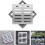 Square Drain Cover Outdoor Use 150mm Durable Plastic Maximized Drainage Efficiency 2