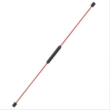 Pilates Yoga Rod Tremor Bar Vibrating Fitness Bar For WeightLoss MultiFunctional Training Elastic Bar Red