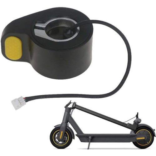 Hhoverboard Finger Throttle Accelerator ABS Replacement Accessory Compatible with Max G30 Black Yellow Easy Install 2