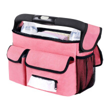Baby Strollers Accessory Portable Pram Cart Hanging Bag Storage For Pushchair Frames And Handle Oxford Fabric Fits Most