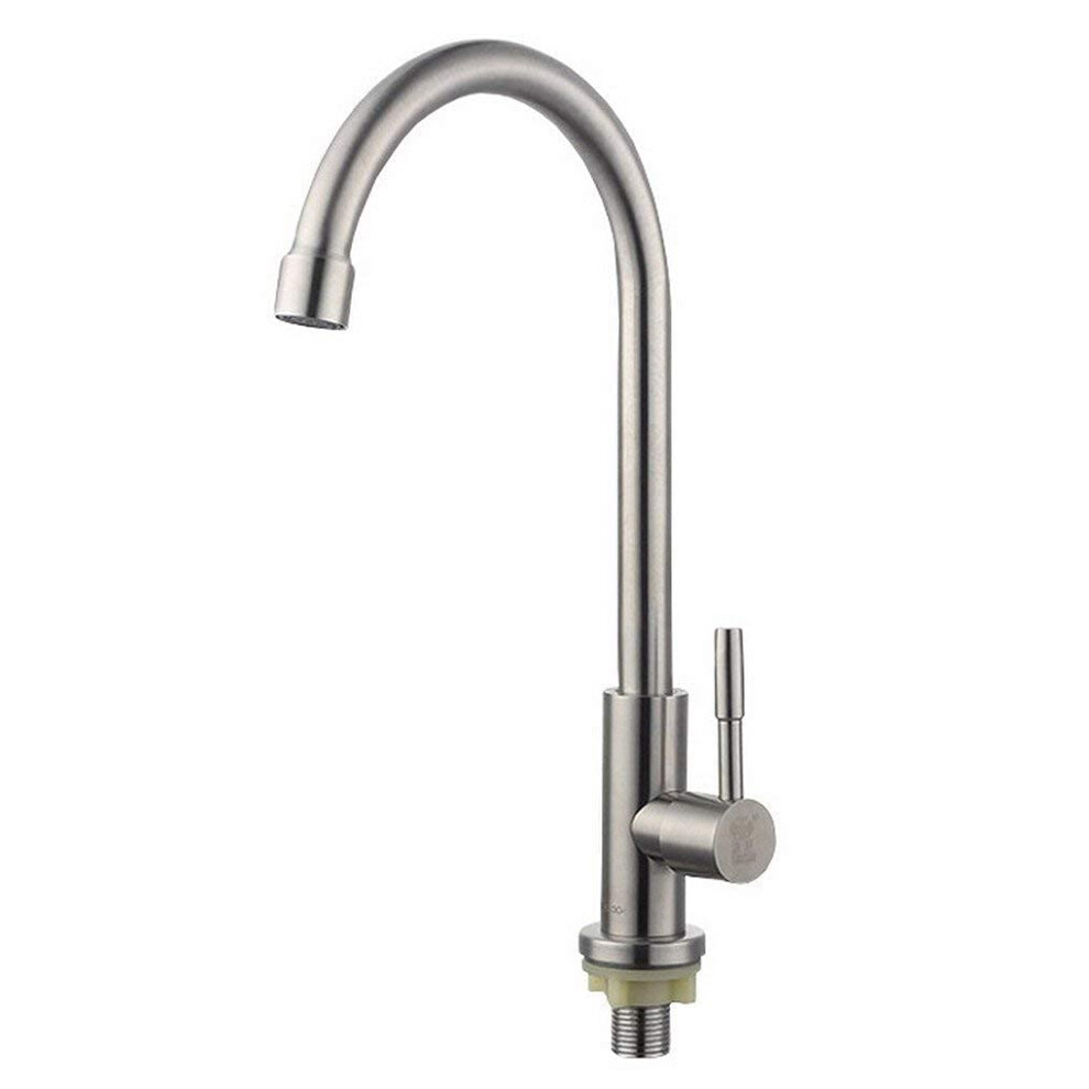 Sink Mixer Tap Single Handle Pullout Kitchen Sink Faucet Stainless Steel Cold Style 1 9347817371000