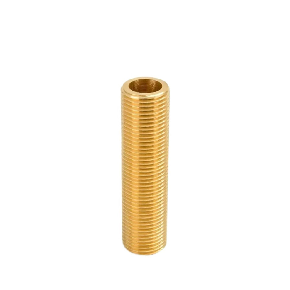 120Mm Brass Hex Nipple Pipe Fitting 1/2 Bsp Full Thread Extension Quick Coupler Adapter 9189345526077