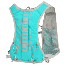 Running Hydration Pack 5L, 35x18cm Green Water Backpack With Hydration Bladder, Reflective Safety, For Running, Cycling