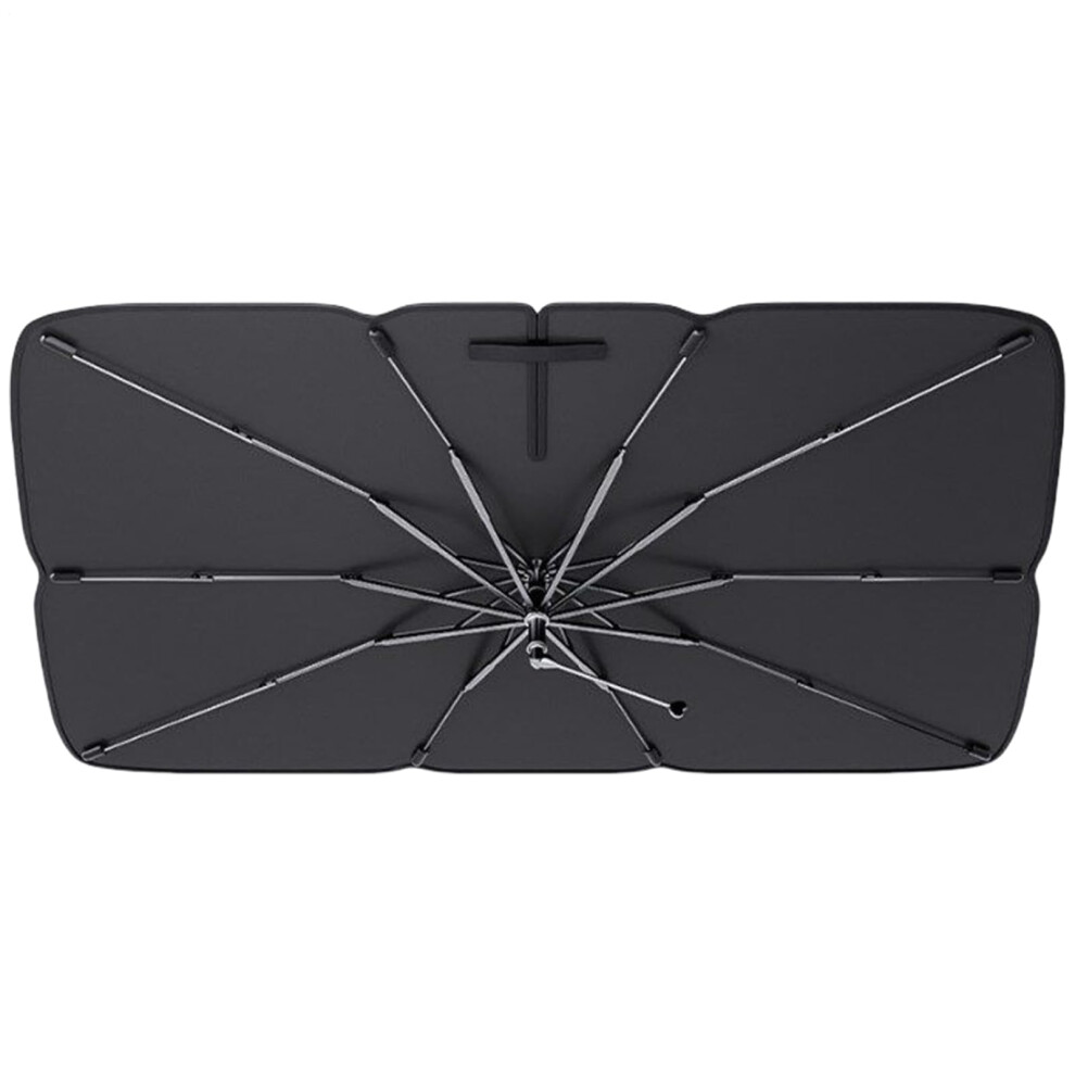 Car Window Sun Shade Foldable Front Window Shade For Suvs Sedans Saloon Trucks Spacesaving Umbrella Style 9347817371451