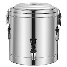 Hot Beverage Dispenser with Tap, Insulated Stainless Steel for Coffee, Tea, Events and Offices
