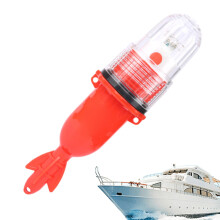Fishing Strobe Lamp LED Fishing Light Red Replacement Light Sticks Compatible With Saltwater Kayaking Pontoons Paddles Bait Lamp Attractants