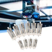 10PCS Stainless Steel Hot Bed Glass Clips Fixing Clamp for 3D Printer