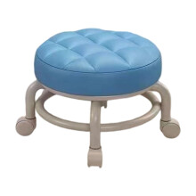 Kids Rotating Seat Lockable Stable Stool For Toddler Development Balance Practice And Shoe Changing Home Use Blue