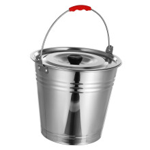 Heavy Duty Lidded Bucket Model 1 Cleaning Trug Ice Bucket Lid Thickened Pail Builders Pasture Milk