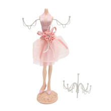 Modischer, dekorativer Schmuckorganizer mit einzigartigem Mannequin-Design für Halsketten, Ohrringe und Anhänger, elegant