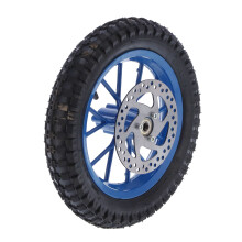 Roue avant pour mini moto cross 47cc/49cc 2 temps, antirouille, durable et antidérapante, haute rigidité, en métal de qualité supérieure pour
