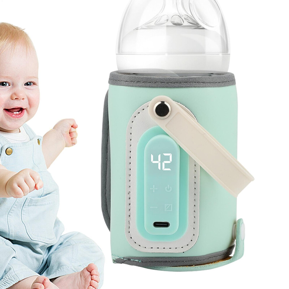 Baby Bottle Warmer For Breast Milk Usb Powered Bottle Warmer Bag Insulated Nursing Bottle Cover Blue