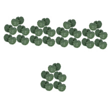 50pcs Floating Lotus Leaves Realistic Waterproof Pond and Aquarium Decor for Fish Tank
