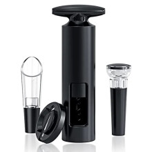 Wine Bottle Opener Manual Corkscrew Foil Cutter Aerator Pourer SelfPulling Vacuum Stoppers Reusable