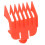 Professional Hair Clipper Guide Combs Replacement Guards Red/Green Set 9