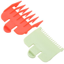 Professional Hair Clipper Guide Combs Replacement Guards Red/Green Set