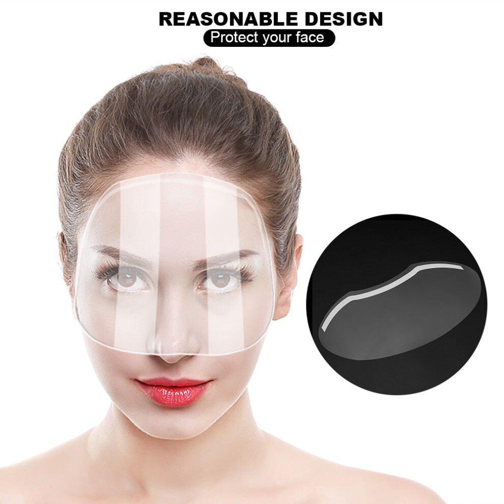 Unisex 100Pcs Salon Hair Hairspray Shield For Face & Eyes Hairdressing Protective Gear