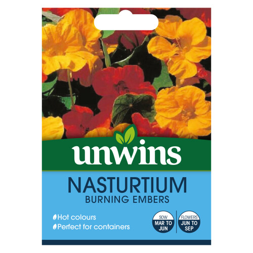 Unwins Nasturtium Burning Embers