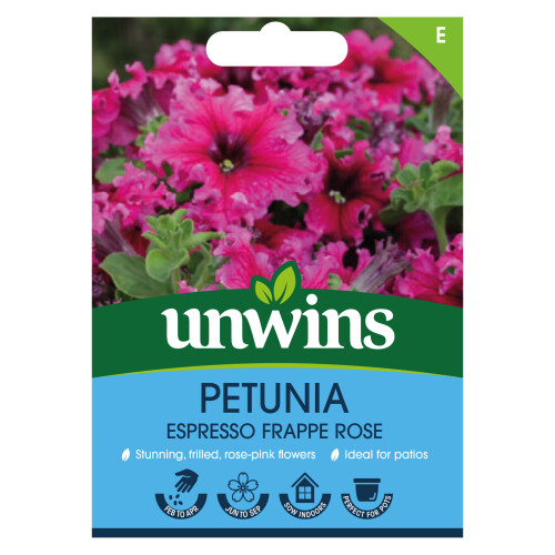 Unwins Petunia Espresso Frappe Rose