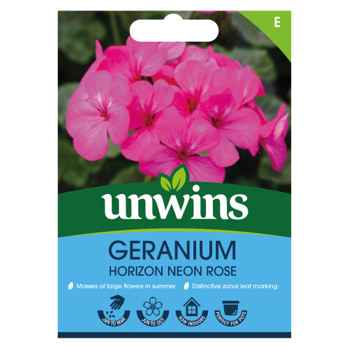 Unwins Geranium Horizon Neon Rose