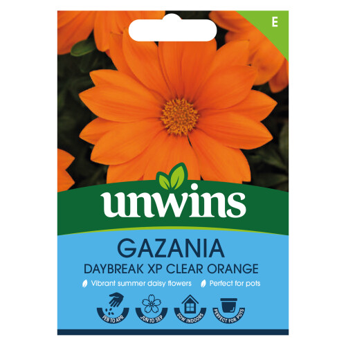 Unwins Gazania Daybreak XP Orange