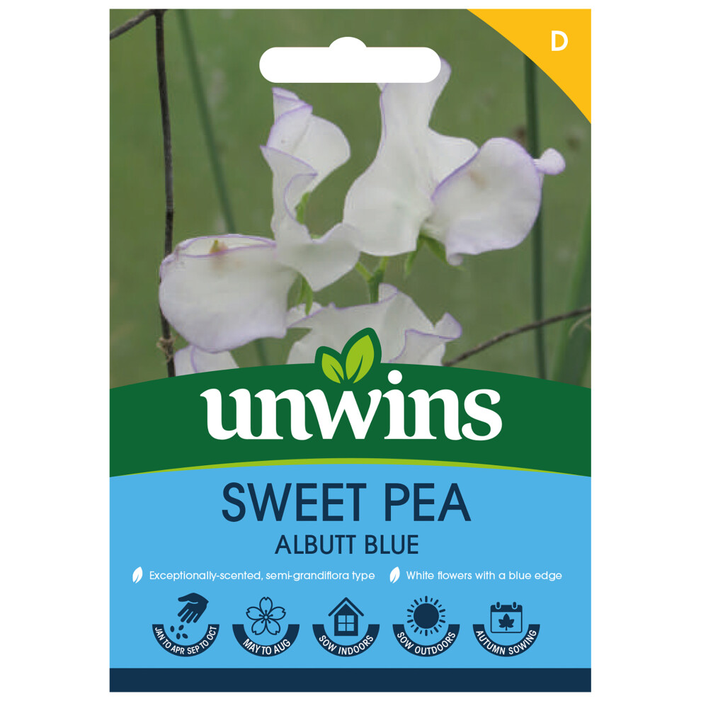 Unwins Sweet Pea Albutt Blue