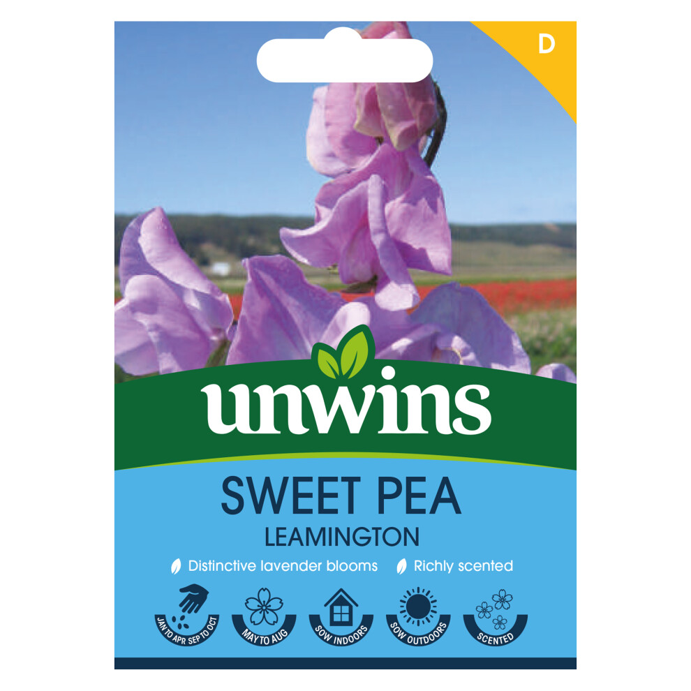 Unwins Sweet Pea Leamington Lavender/Blue