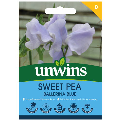 Unwins Sweet Pea Ballerina Blue AGM