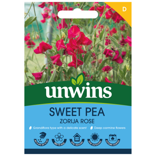 Unwins Sweet Pea Zorija Rose