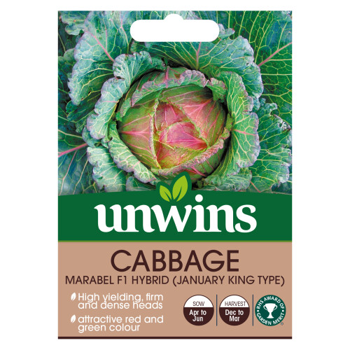 Unwins Cabbage (Round) Marabel F1
