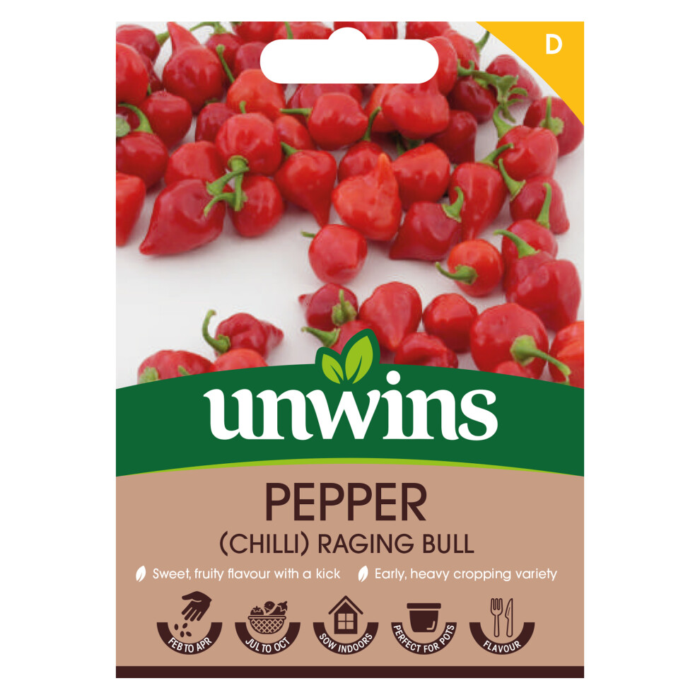 Unwins Pepper (Chilli) Raging Bull Red