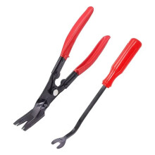 Car Light Repair Tool Headlight Pliers Removal Pliers Plastic Buckle Pliers Dash Upholstery Remover Tool Red