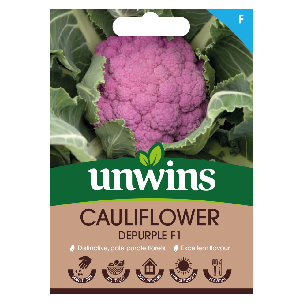 Unwins Cauliflower De F1 Purple