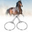 Pferdemaulgebiss, Edelstahl, loser Ring, 9