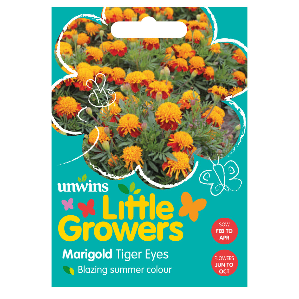 Unwins Little Growers Marigold Tiger Eyes