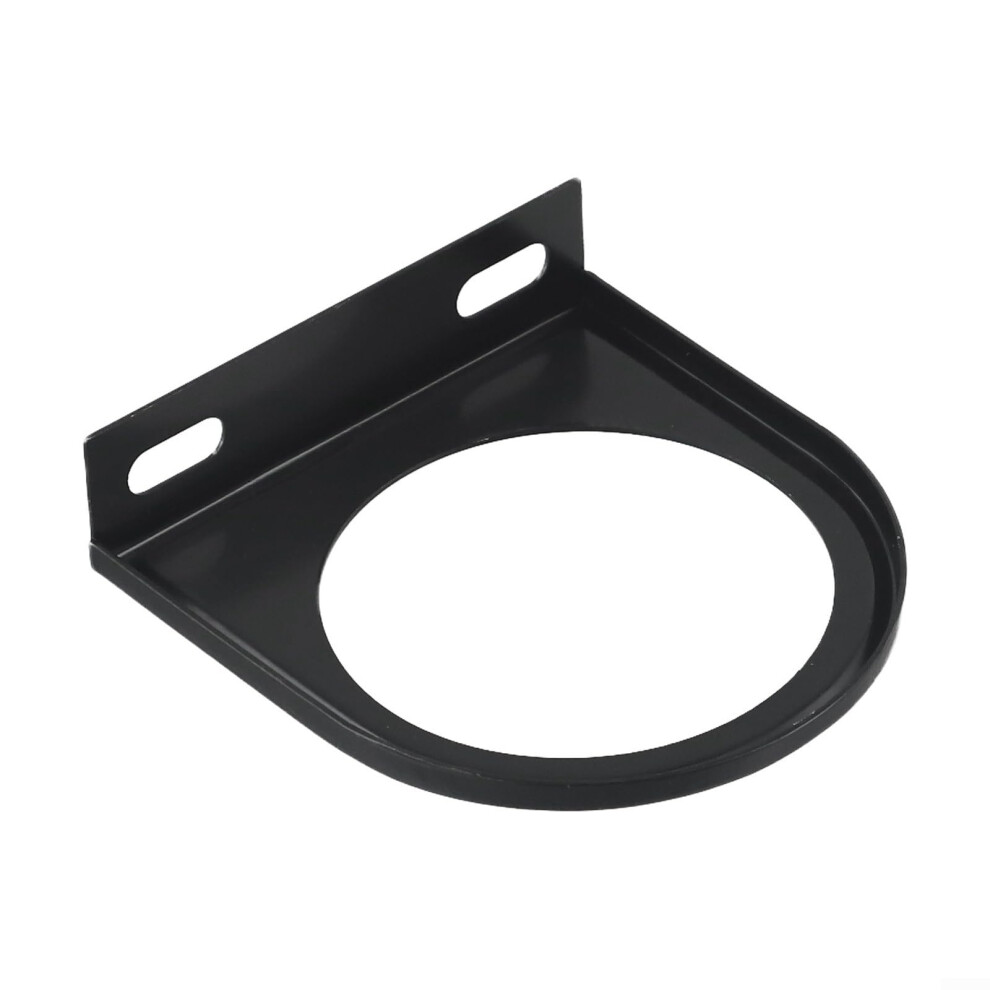 52Mm Car Gauge Holder Mount Bracket Single Hole Iron For Vehicle Dashboard Meters Black 9365369650237