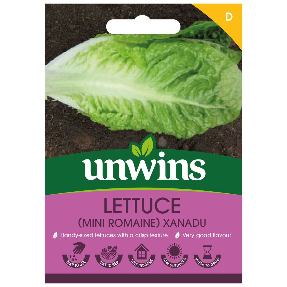 Unwins Lettuce (Mini Romaine) Xanadu