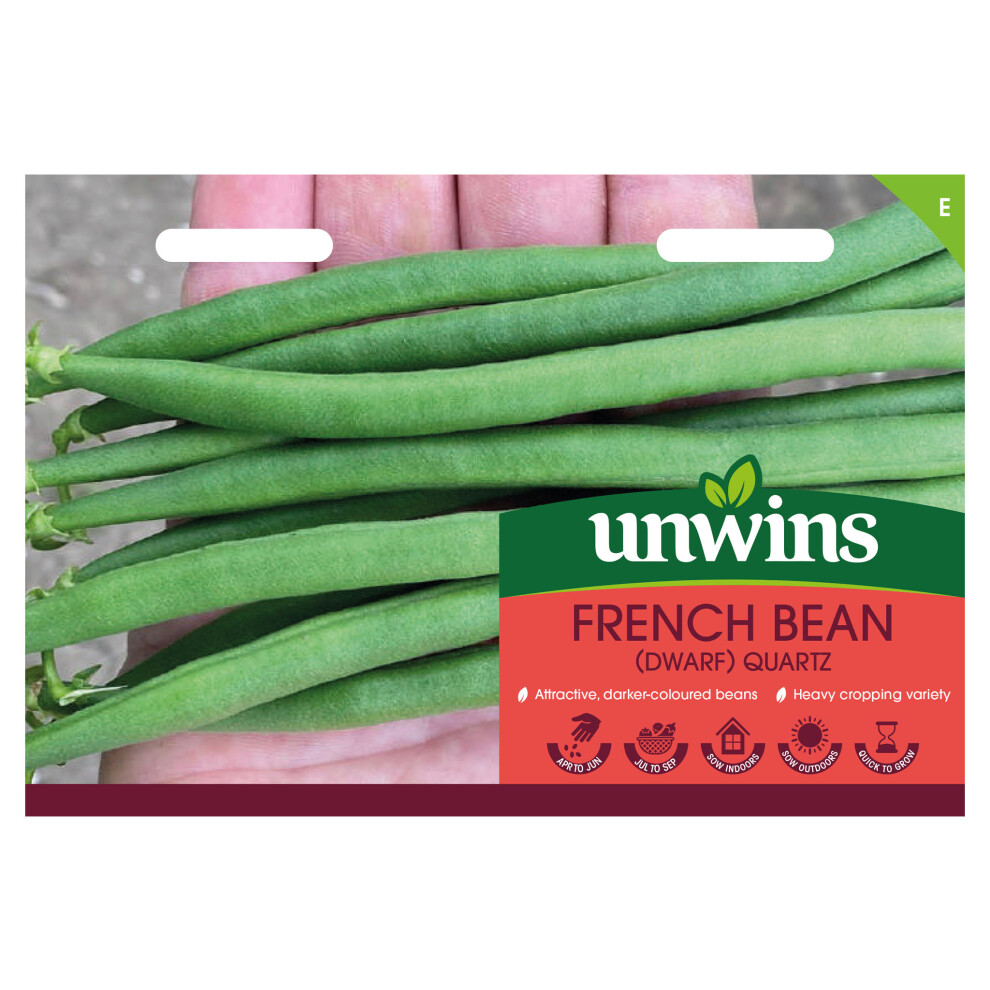 Unwins French Bean (Dwarf) Quartz Dark