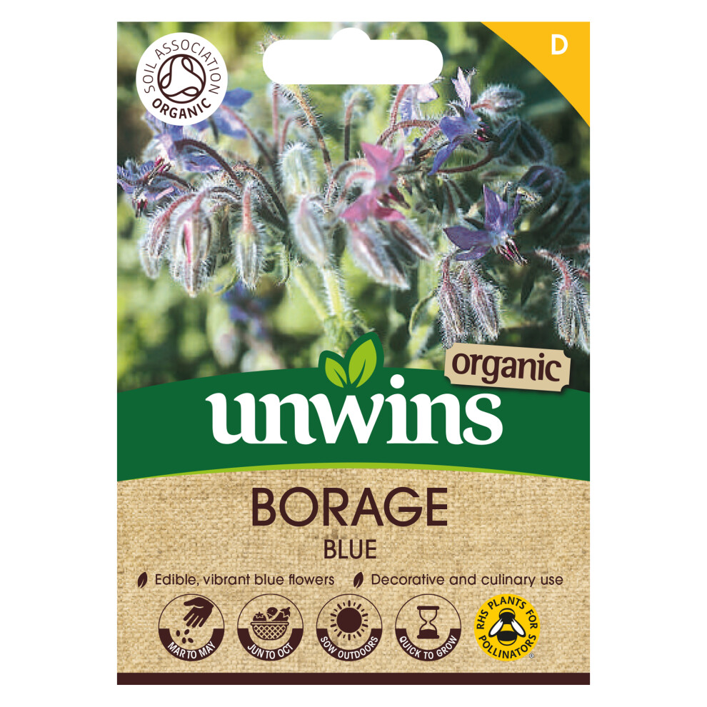 Unwins Herb Borage (Organic) Blue