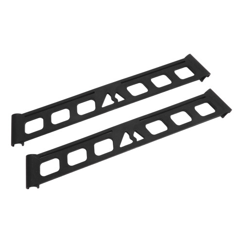 2 Stück Camping-Rack-Seitenschnalle, schwarzes 2