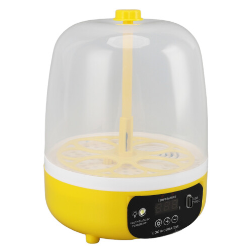 Inkubator für 4 Eier, Temperatur- und 2