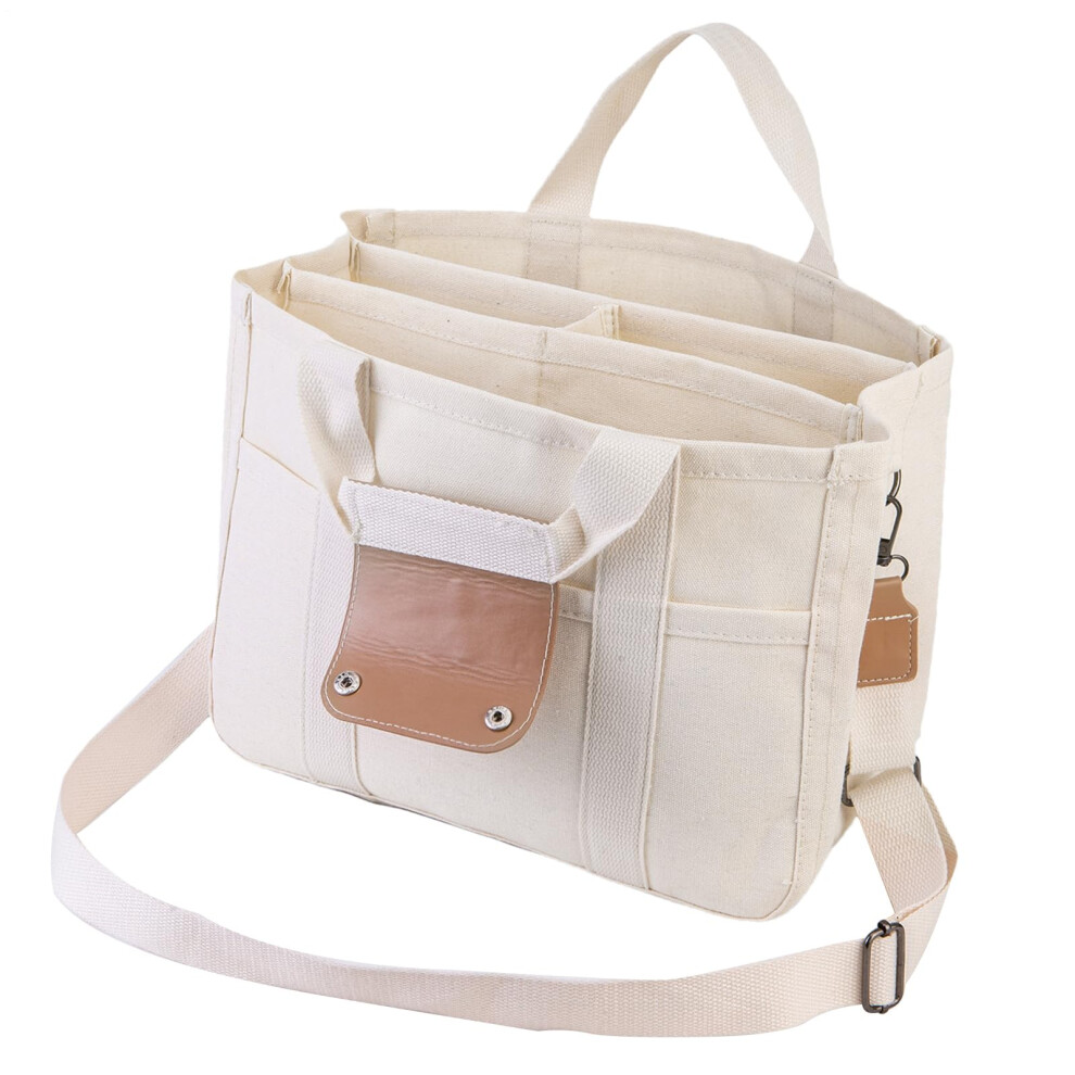 Mommy Tote Bag, Multifunctional Shoulder Organizer, Large Capacity Compartment, Stroller Strap, Travel Baby Bag