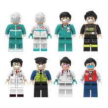 (B) Collection de minifigurines du personnel médical - Jouet cadeau