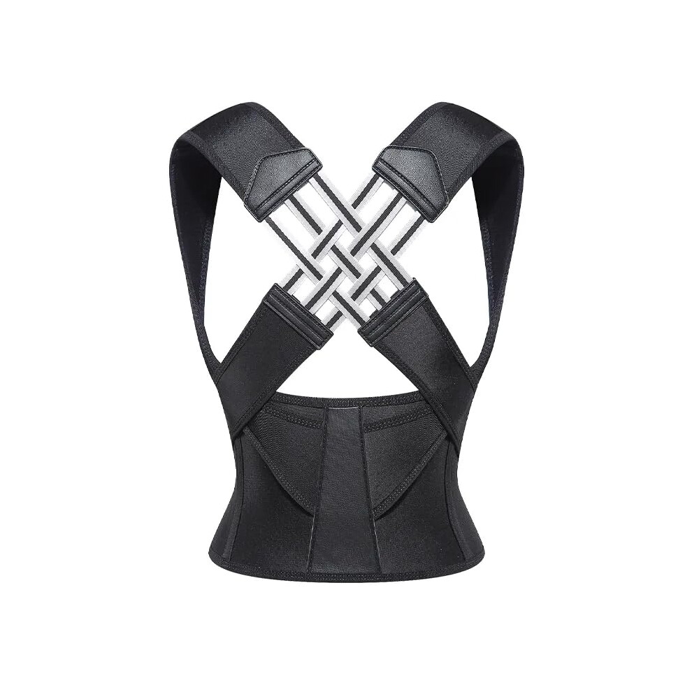 XXL Adjustable Shoulder Posture Corrector and Back Brace with Comfort Fit for Back Straightening