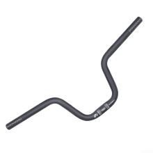 Folding Bike Handlebar Aluminum 25.4mm x 580mm HiRise 120/160mm Black