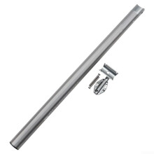 33 9*600mm Aluminum Alloy Seatpost Compatible with Brompton Folding Mountain Bike Silver 600mm Length