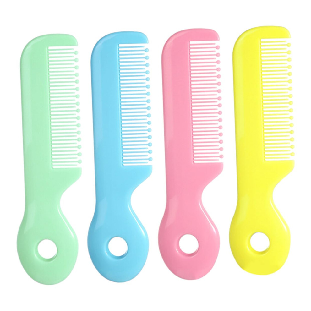 Baby Hair Brush and Newborn Comb Set with Soft Bristles for Gentle Scalp Care and Knot Removal